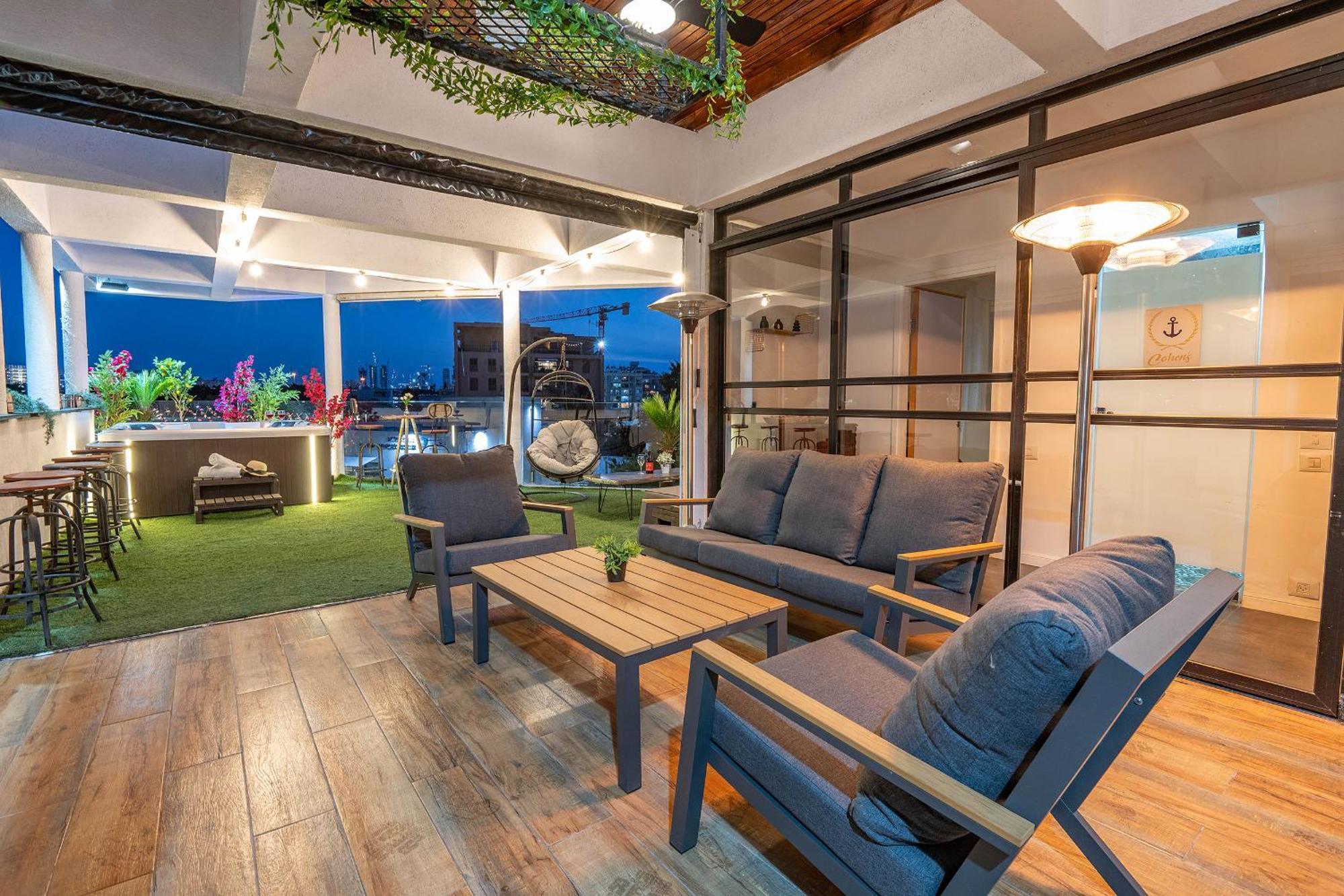 Luxurious Penthouse In Tel Aviv With Pool公寓 外观 照片
