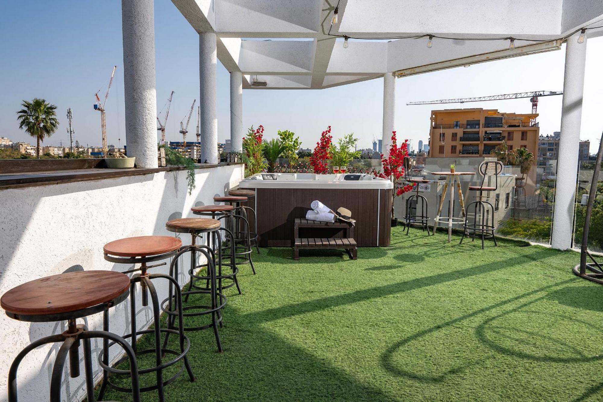 Luxurious Penthouse In Tel Aviv With Pool公寓 外观 照片